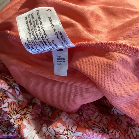 Art Class Floral Pull On Skirt Girls Size Large 10-12 Pink Elastic Waist - Picture 16 of 16